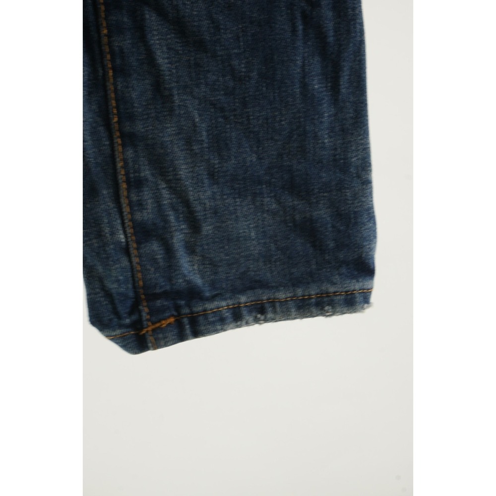 True Religion Rocco Relaxed Skinny Distressed Denim Men's 29 x 34 Blue Jeans - Picture 15 of 15